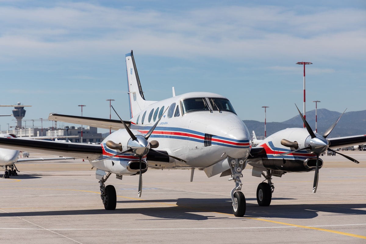 King Air C90B - Private Flights to Greece