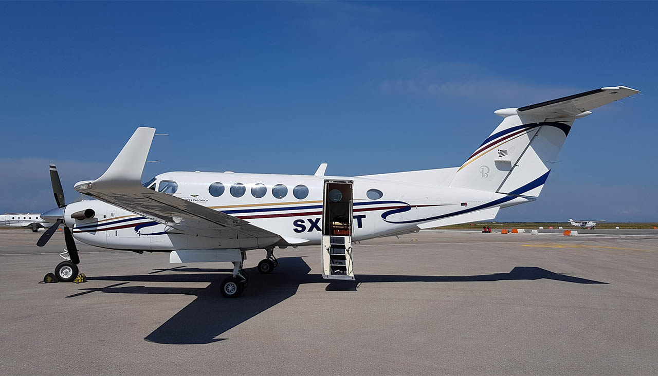 Super King Air B200 VIP Airplane for private flights